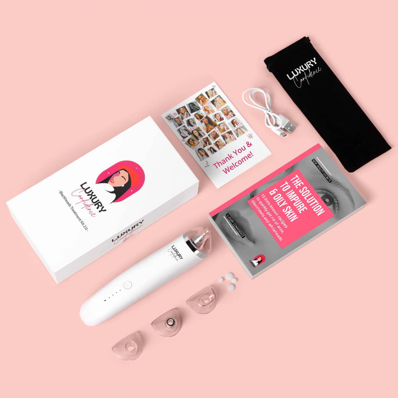 Luxury Confidence Blackhead Remover | Aphrodite - Blackheads Luxury Confidence Blackhead Remover | Aphrodite - Blackheads